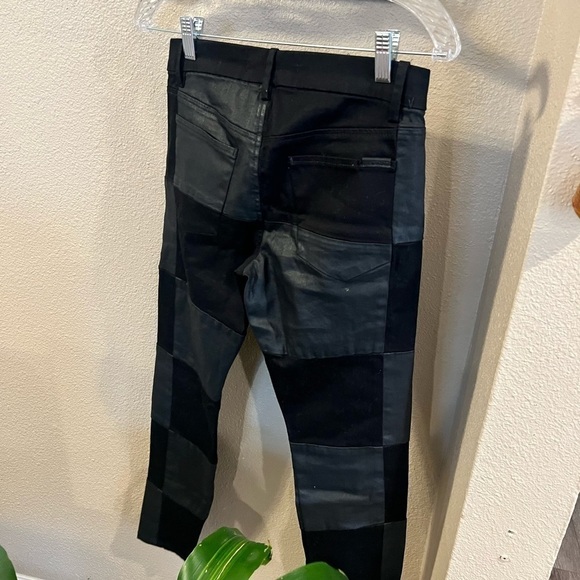 Joe's Jeans Kathy Checkered Skinny Ankle Jeans Black and Gray - Picture 6 of 7